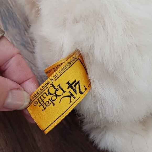 1985 24K Polar Puff Cat 4603 Plush Stuffed Animal Pink Effects 11” - Picture 5 of 6